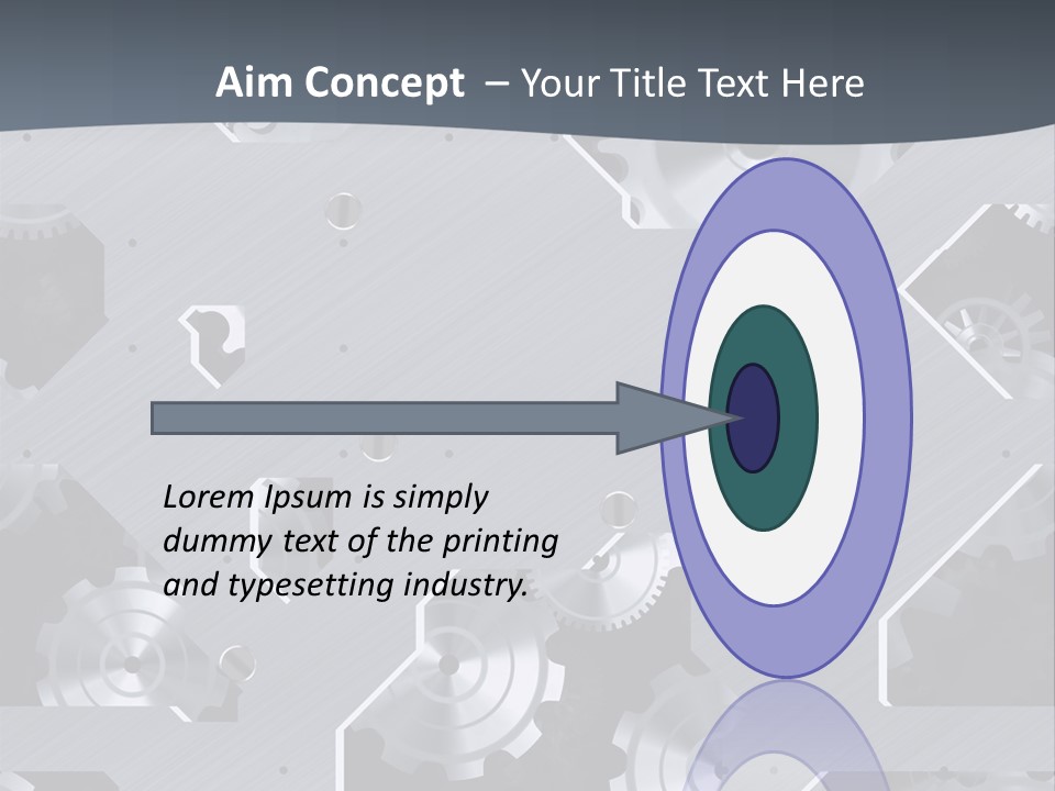 Gearwheels Business Technology PowerPoint Template