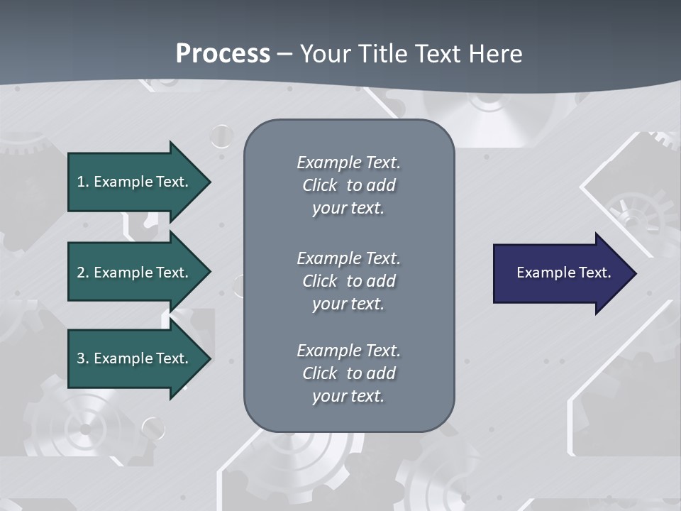Gearwheels Business Technology PowerPoint Template