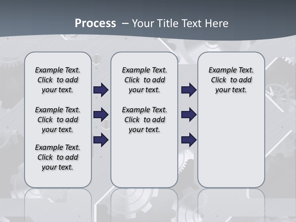Gearwheels Business Technology PowerPoint Template