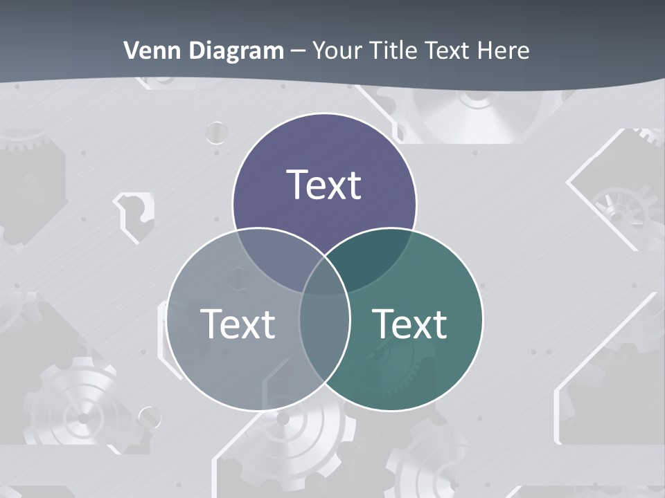 Gearwheels Business Technology PowerPoint Template