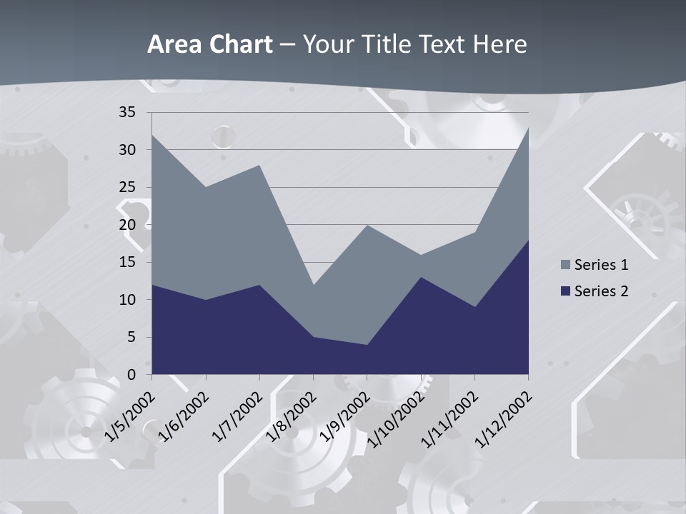 Gearwheels Business Technology PowerPoint Template