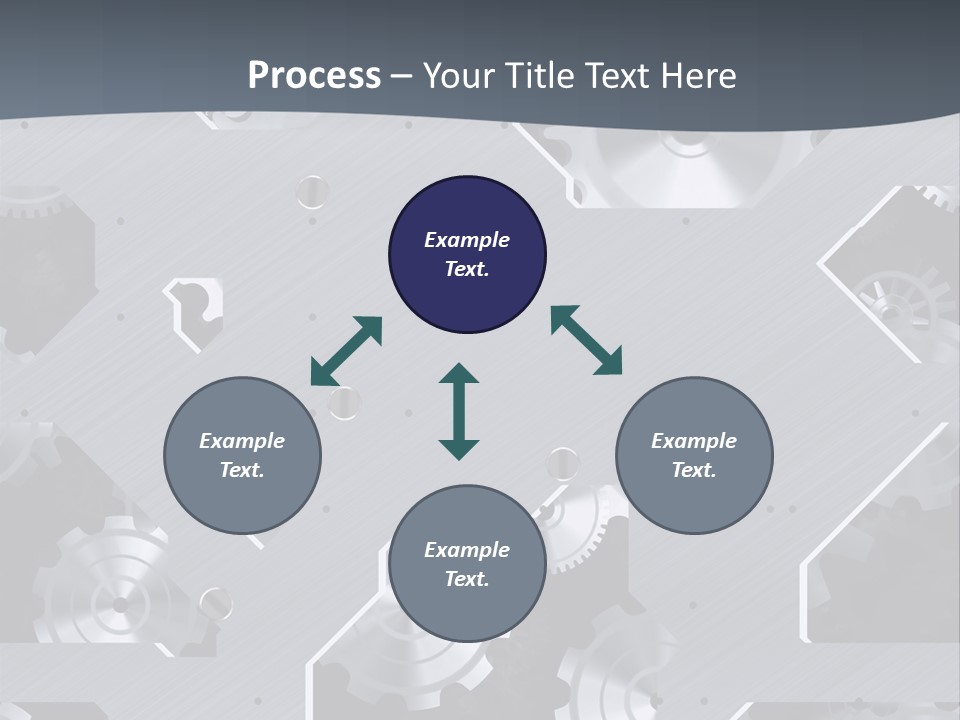 Gearwheels Business Technology PowerPoint Template
