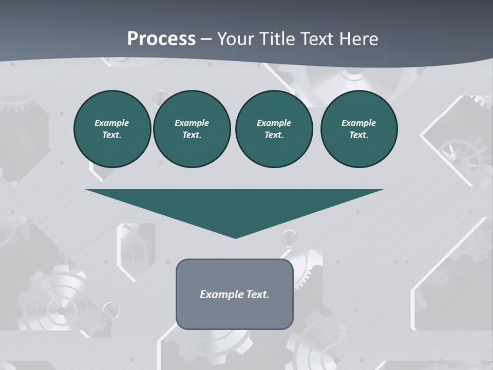 Gearwheels Business Technology PowerPoint Template