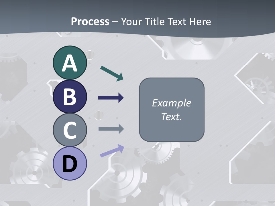 Gearwheels Business Technology PowerPoint Template