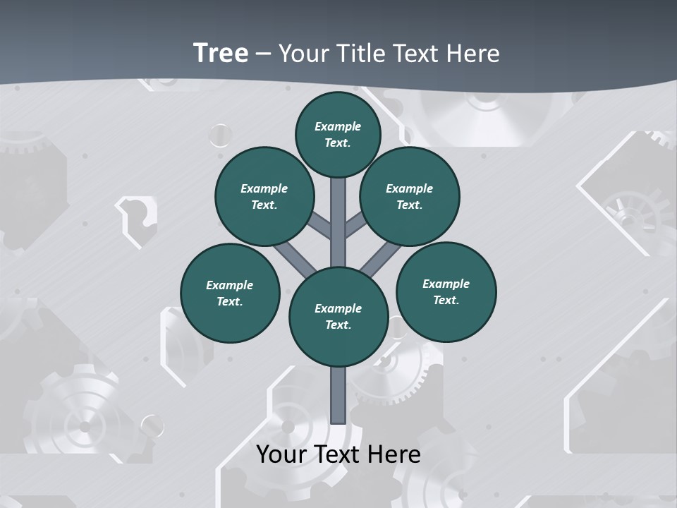 Gearwheels Business Technology PowerPoint Template