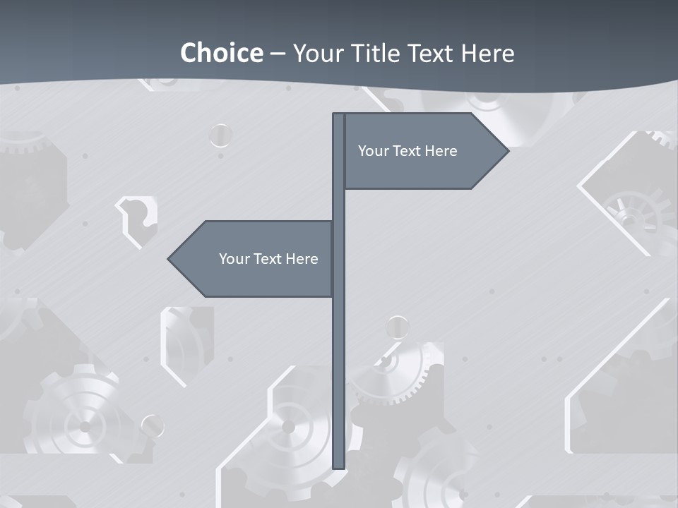 Gearwheels Business Technology PowerPoint Template