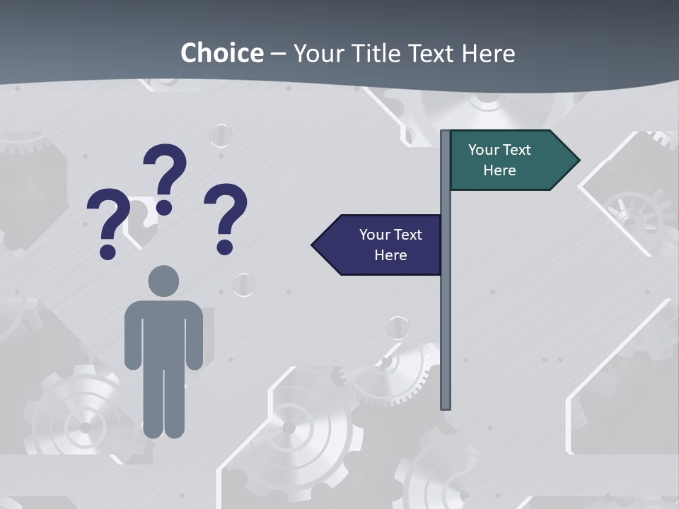 Gearwheels Business Technology PowerPoint Template