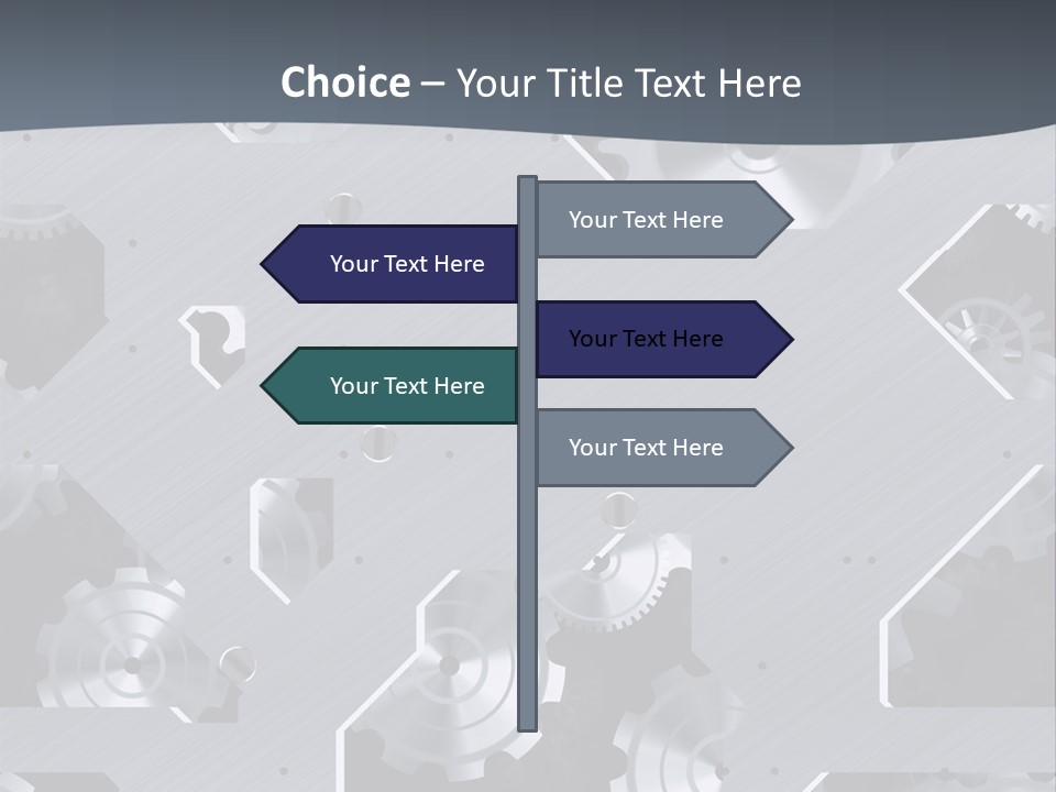 Gearwheels Business Technology PowerPoint Template