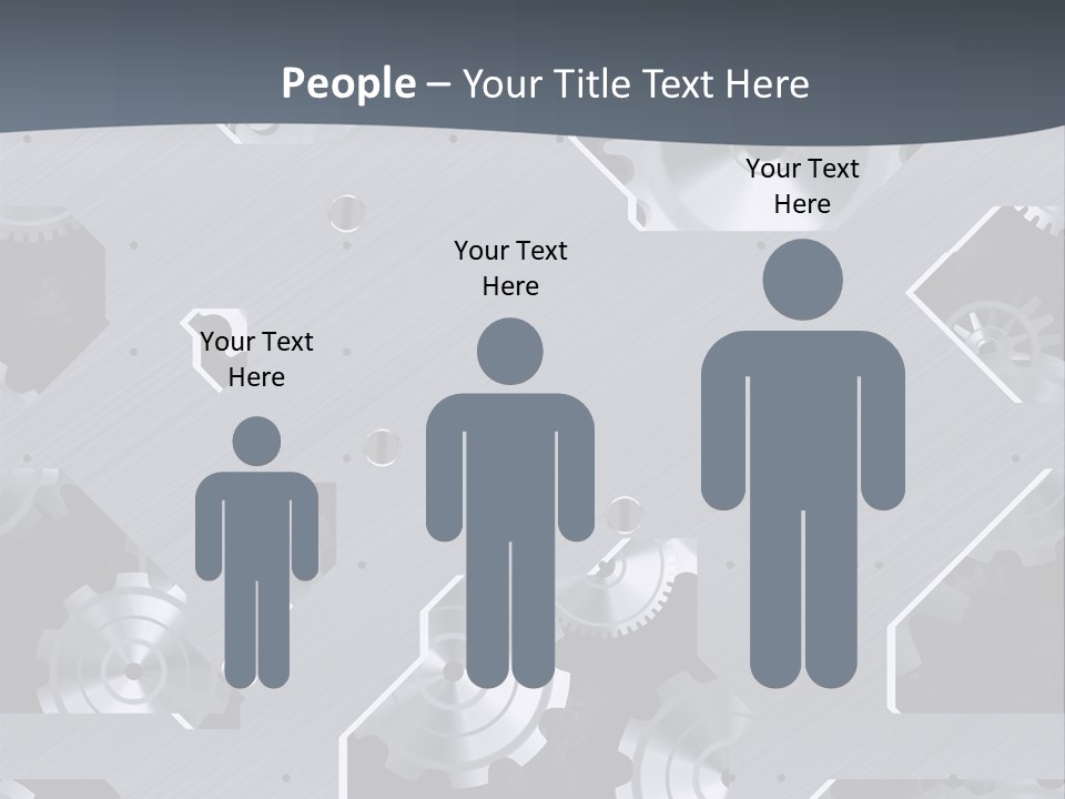 Gearwheels Business Technology PowerPoint Template