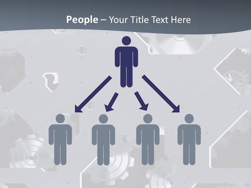 Gearwheels Business Technology PowerPoint Template