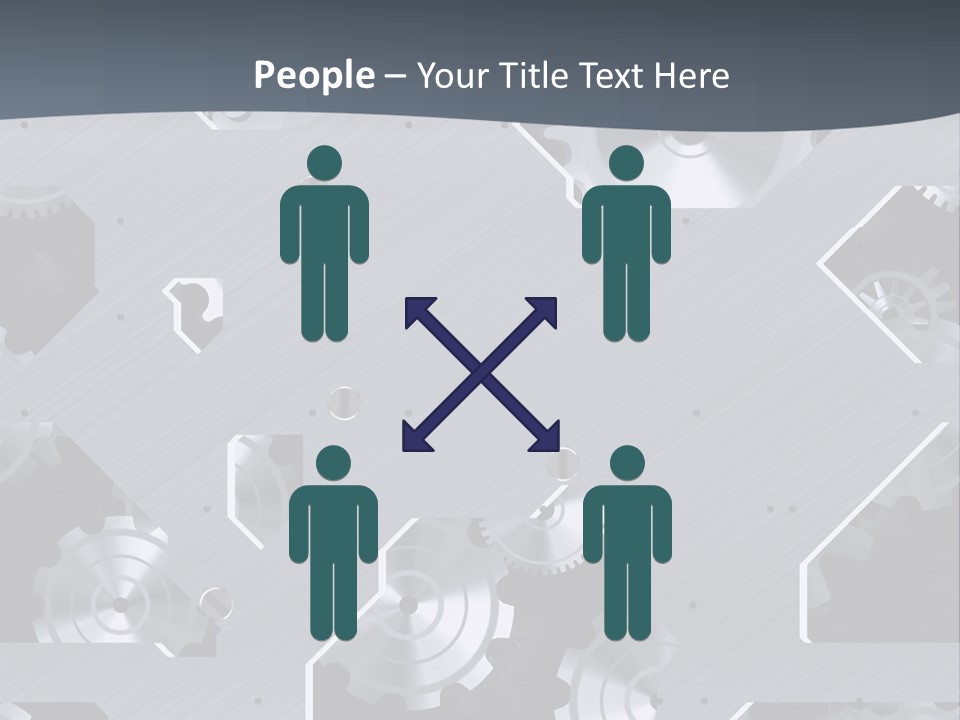 Gearwheels Business Technology PowerPoint Template