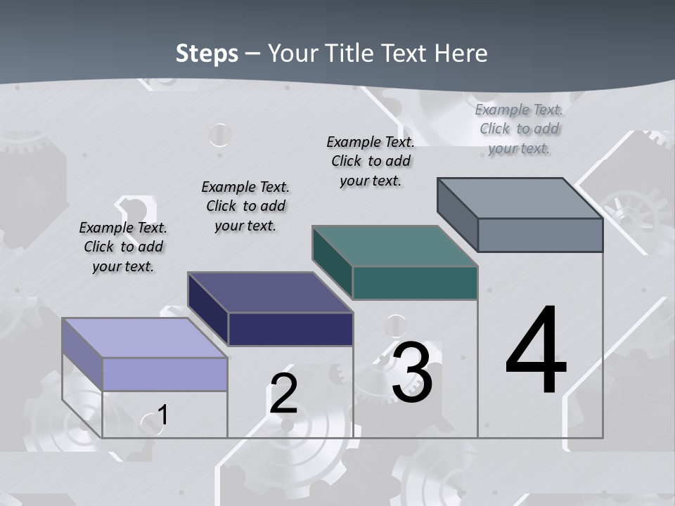 Gearwheels Business Technology PowerPoint Template
