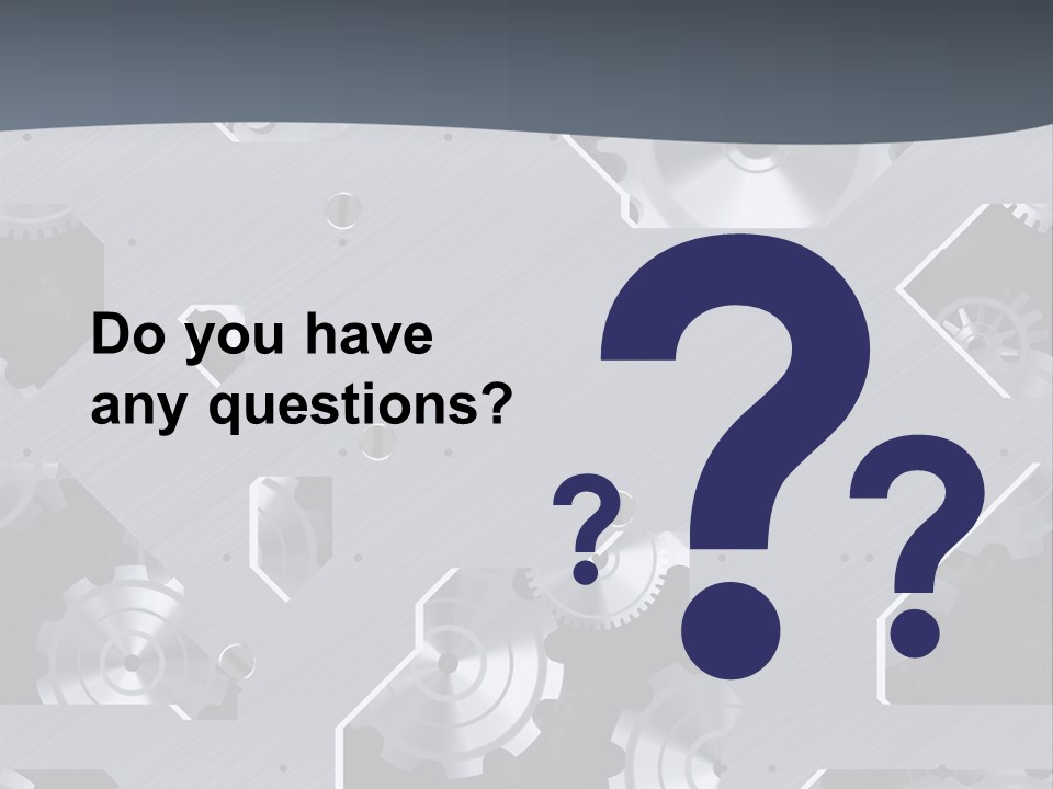 Gearwheels Business Technology PowerPoint Template