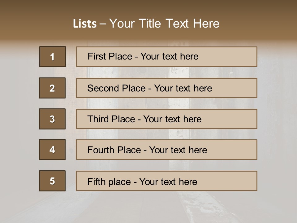 Brown Rural Apartment PowerPoint Template