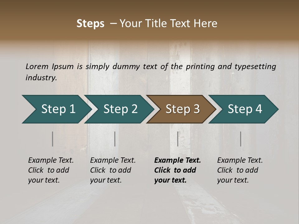 Brown Rural Apartment PowerPoint Template