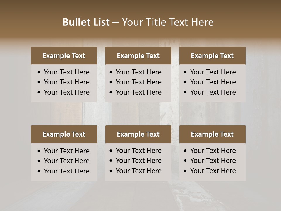 Brown Rural Apartment PowerPoint Template