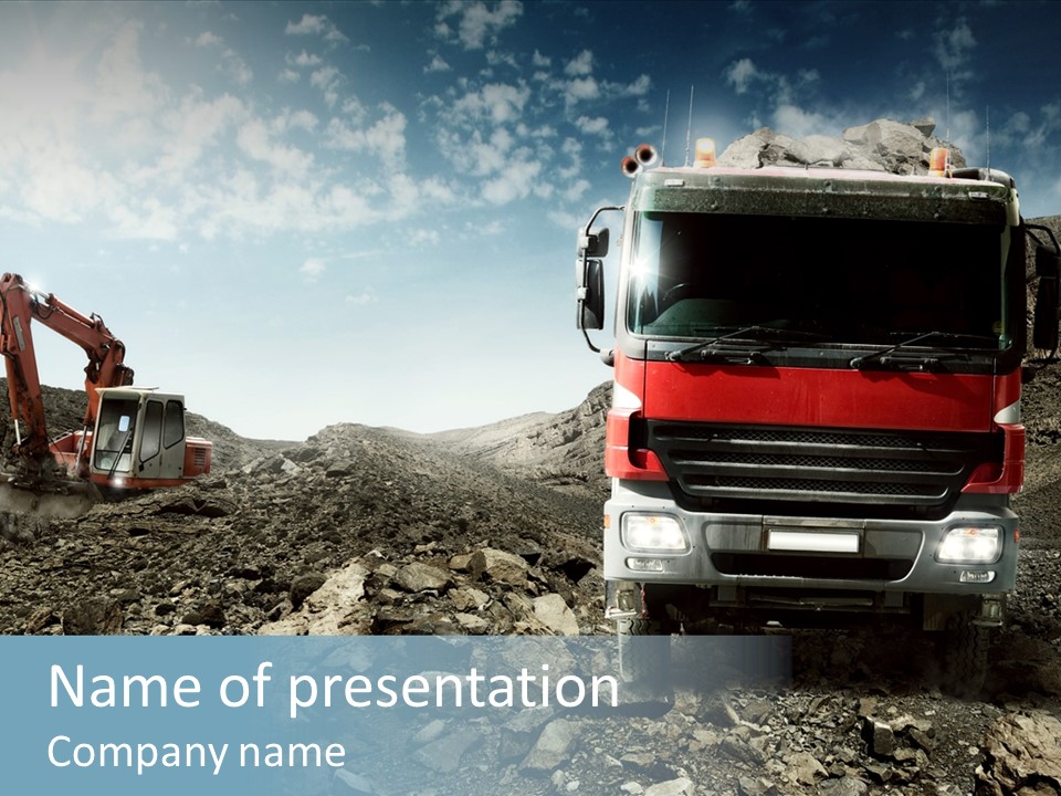 Vision Heat Hill PowerPoint Template