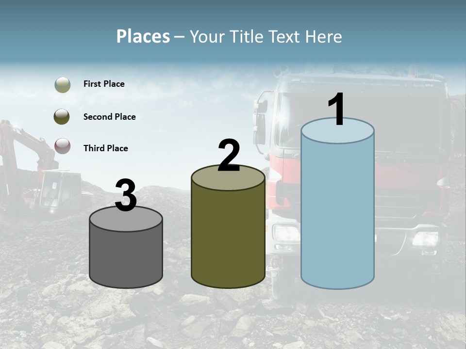 Vision Heat Hill PowerPoint Template