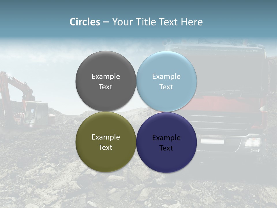 Vision Heat Hill PowerPoint Template