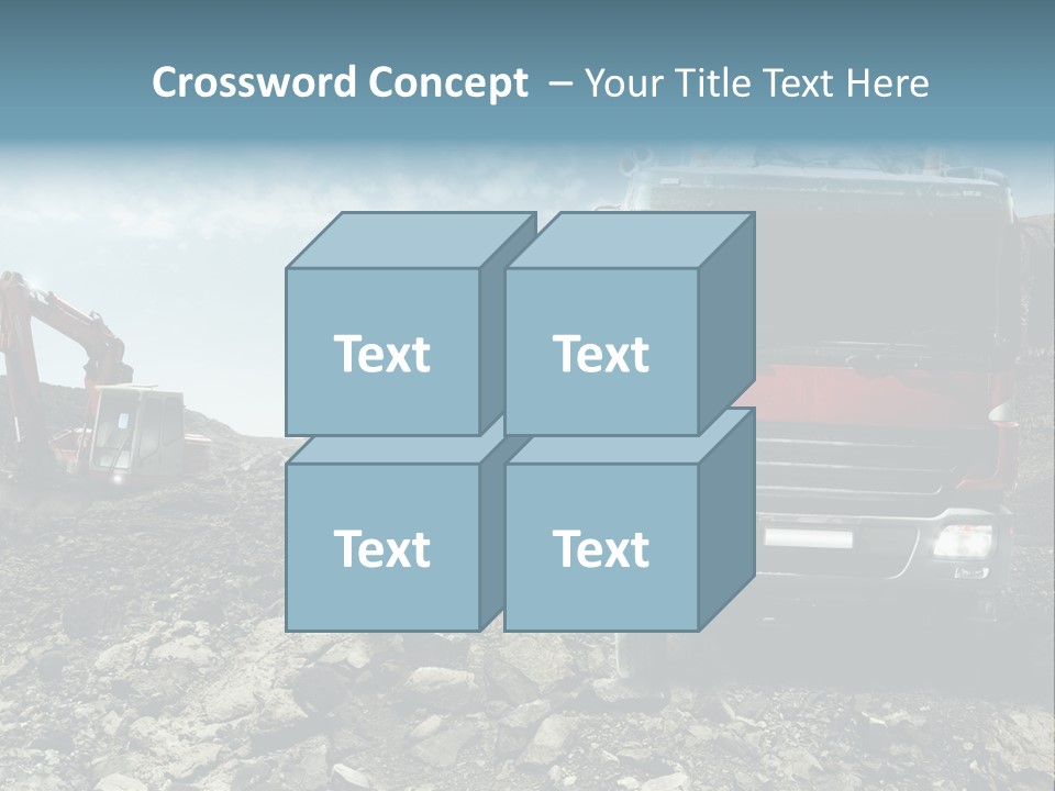 Vision Heat Hill PowerPoint Template
