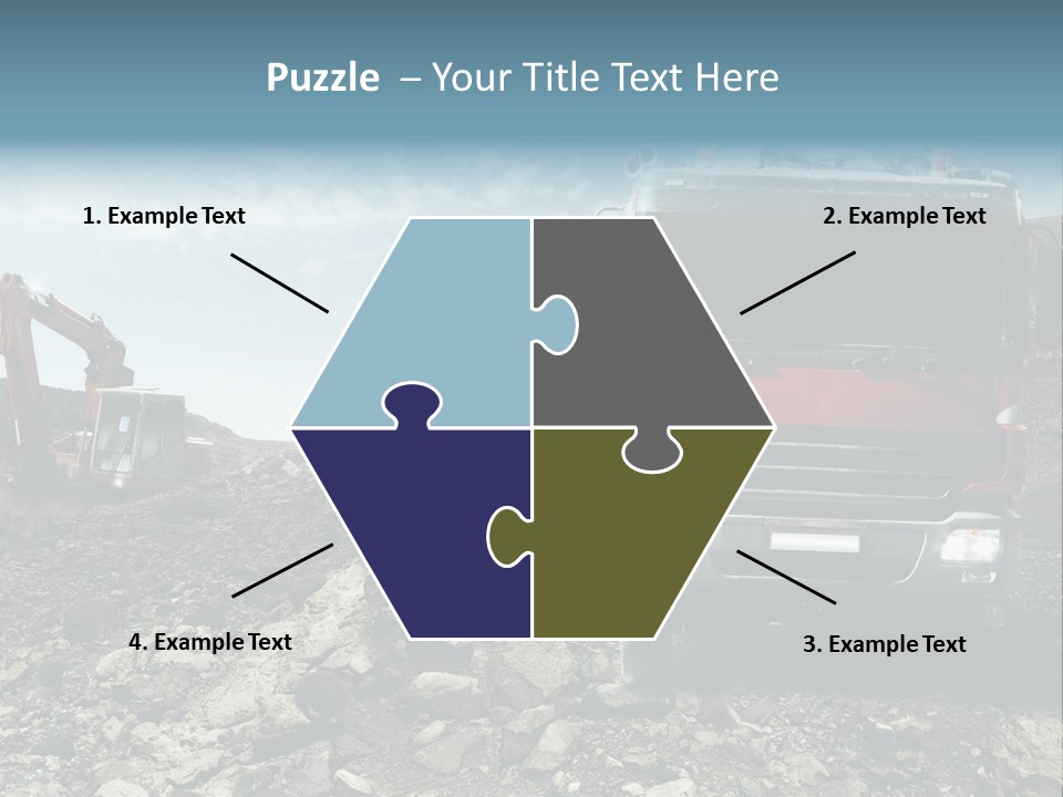 Vision Heat Hill PowerPoint Template