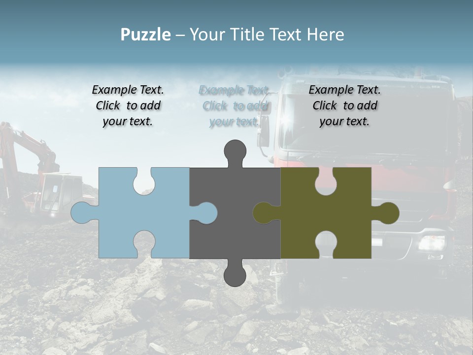 Vision Heat Hill PowerPoint Template