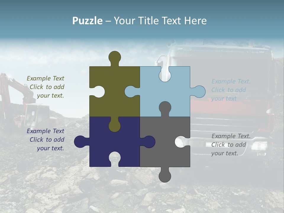 Vision Heat Hill PowerPoint Template