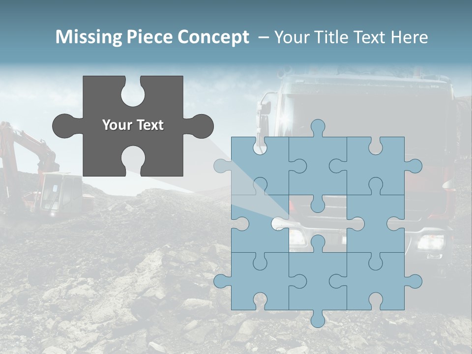 Vision Heat Hill PowerPoint Template