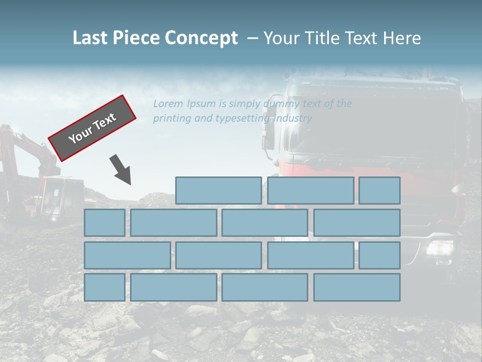 Vision Heat Hill PowerPoint Template