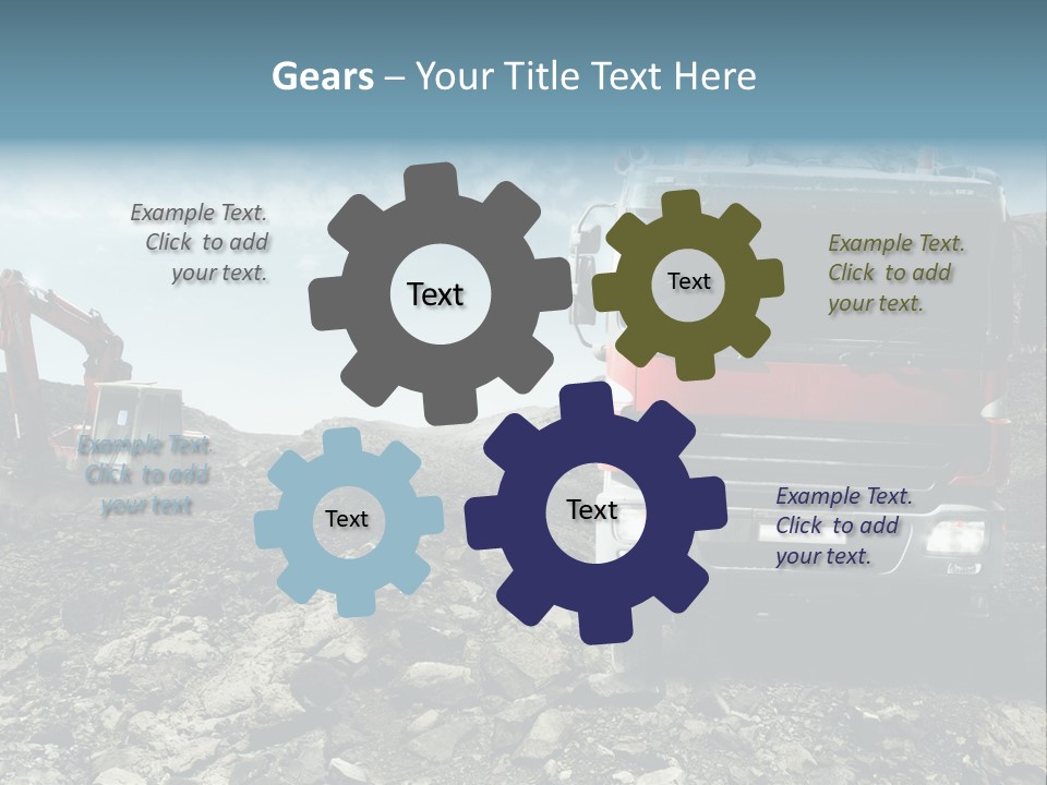 Vision Heat Hill PowerPoint Template