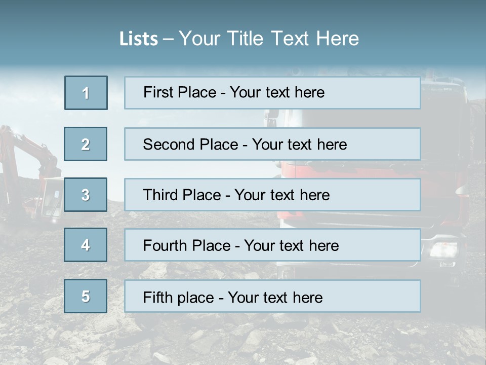 Vision Heat Hill PowerPoint Template