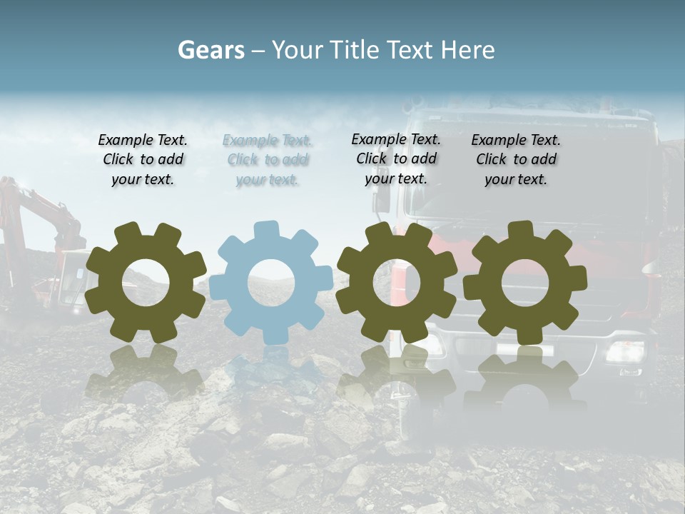 Vision Heat Hill PowerPoint Template