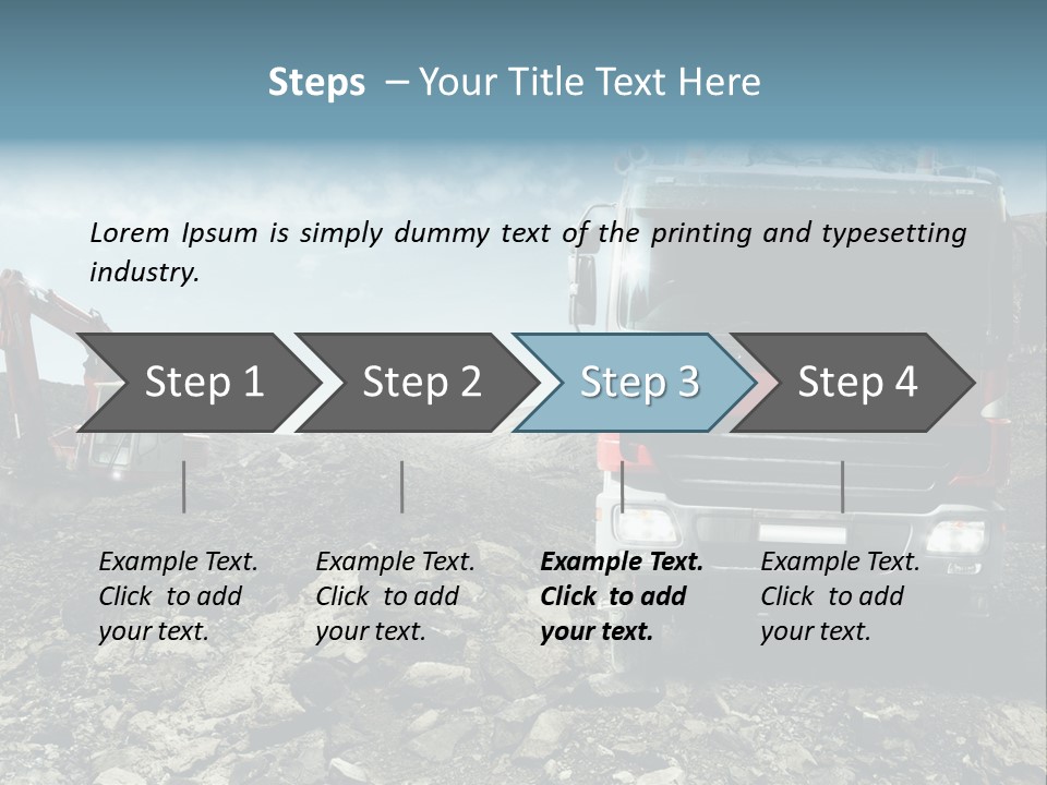 Vision Heat Hill PowerPoint Template