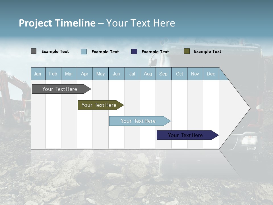 Vision Heat Hill PowerPoint Template