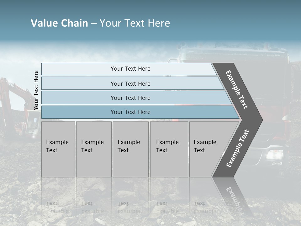 Vision Heat Hill PowerPoint Template