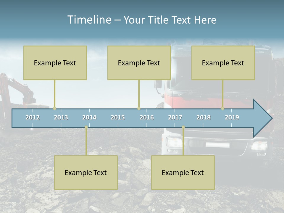 Vision Heat Hill PowerPoint Template