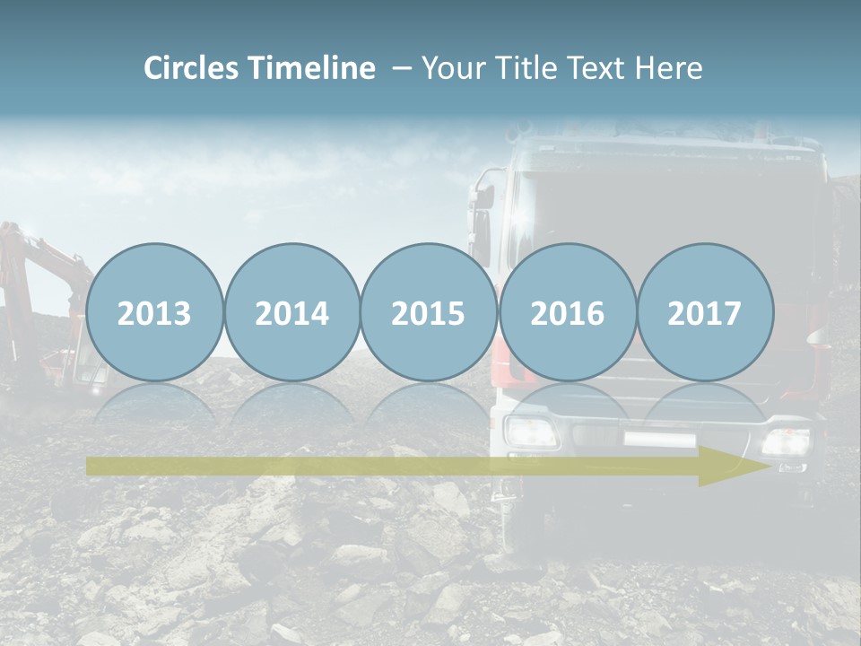 Vision Heat Hill PowerPoint Template