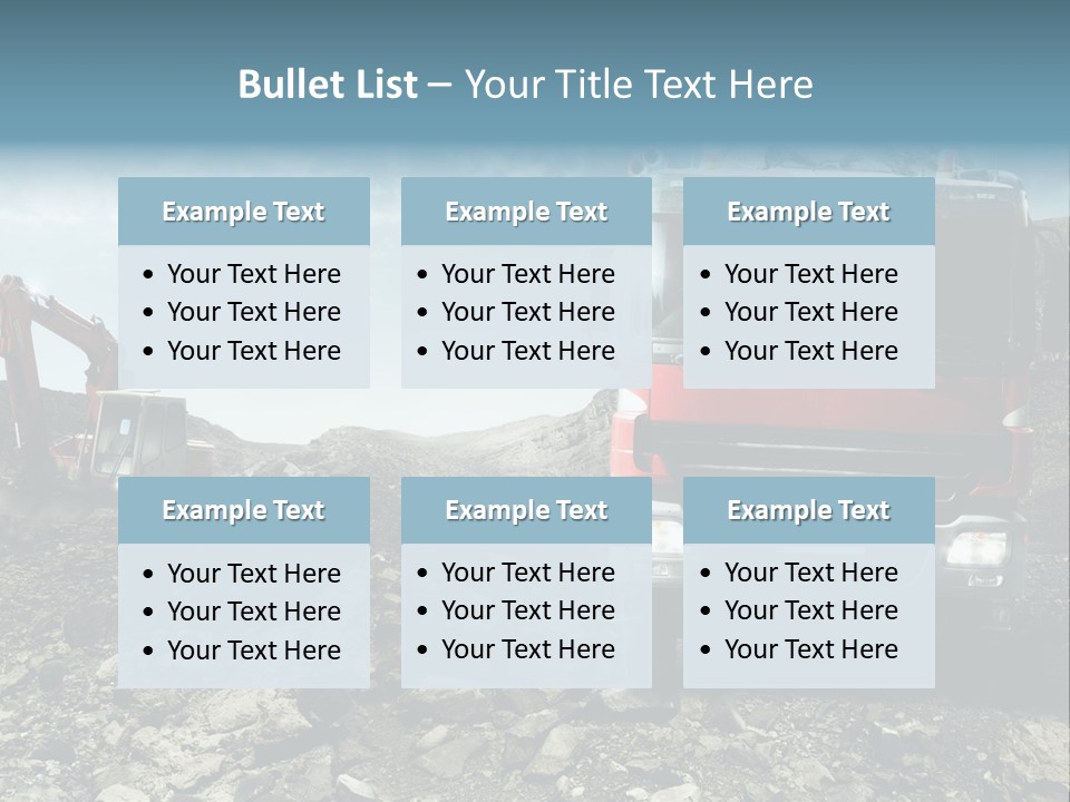 Vision Heat Hill PowerPoint Template