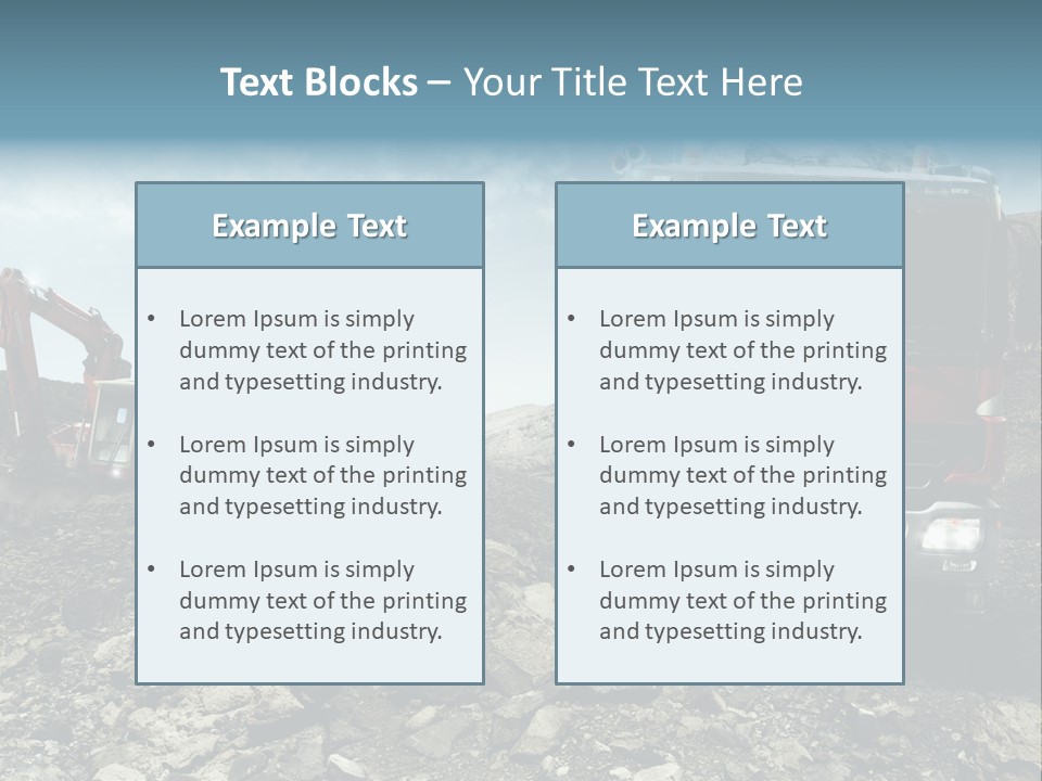 Vision Heat Hill PowerPoint Template