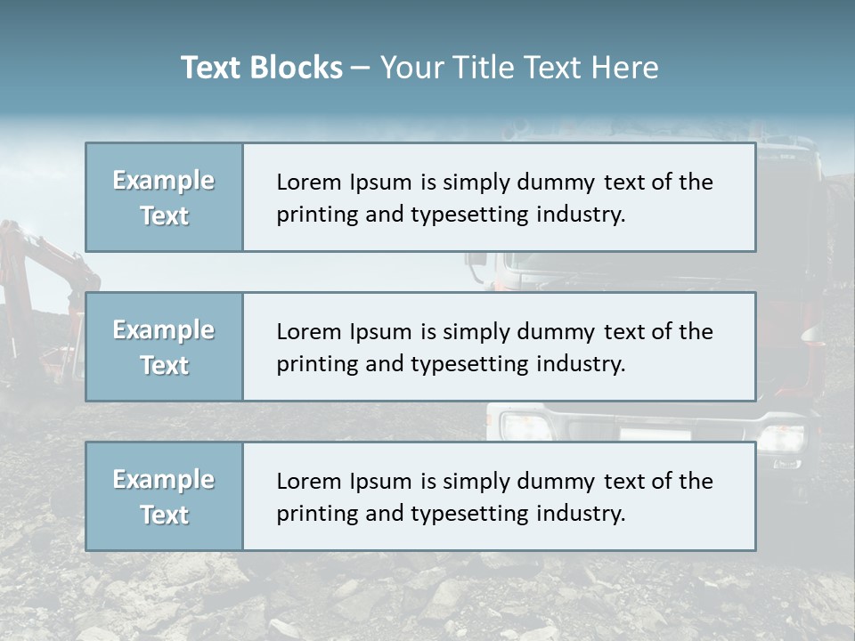 Vision Heat Hill PowerPoint Template