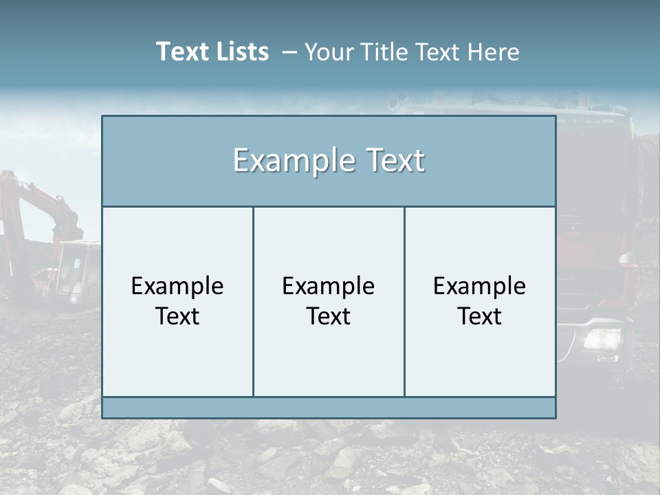 Vision Heat Hill PowerPoint Template