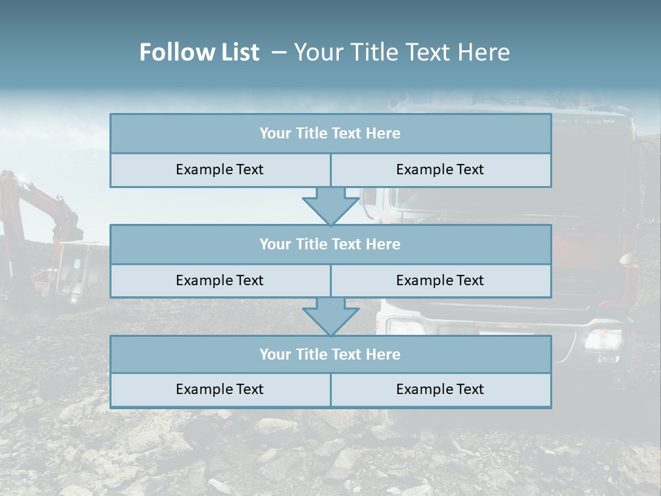Vision Heat Hill PowerPoint Template