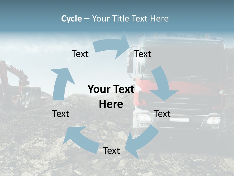 Vision Heat Hill PowerPoint Template