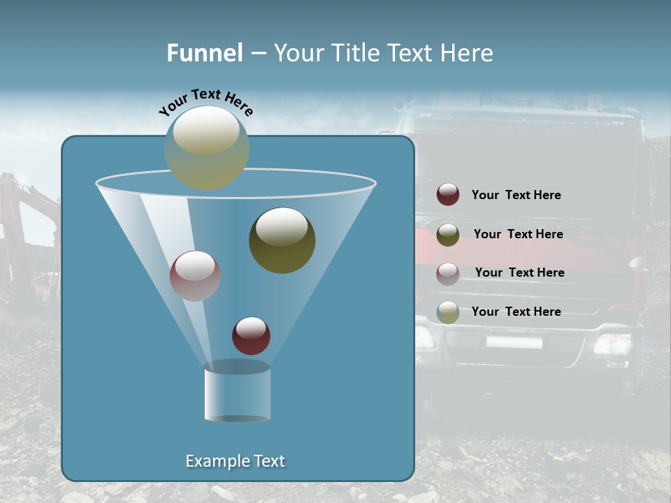 Vision Heat Hill PowerPoint Template