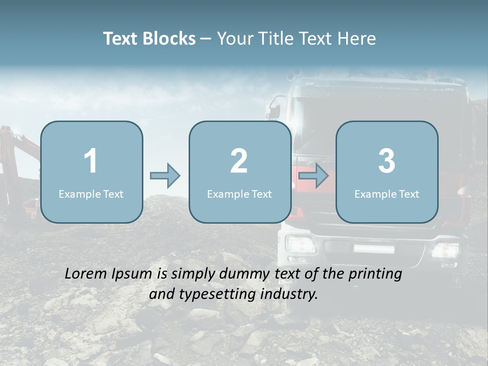 Vision Heat Hill PowerPoint Template