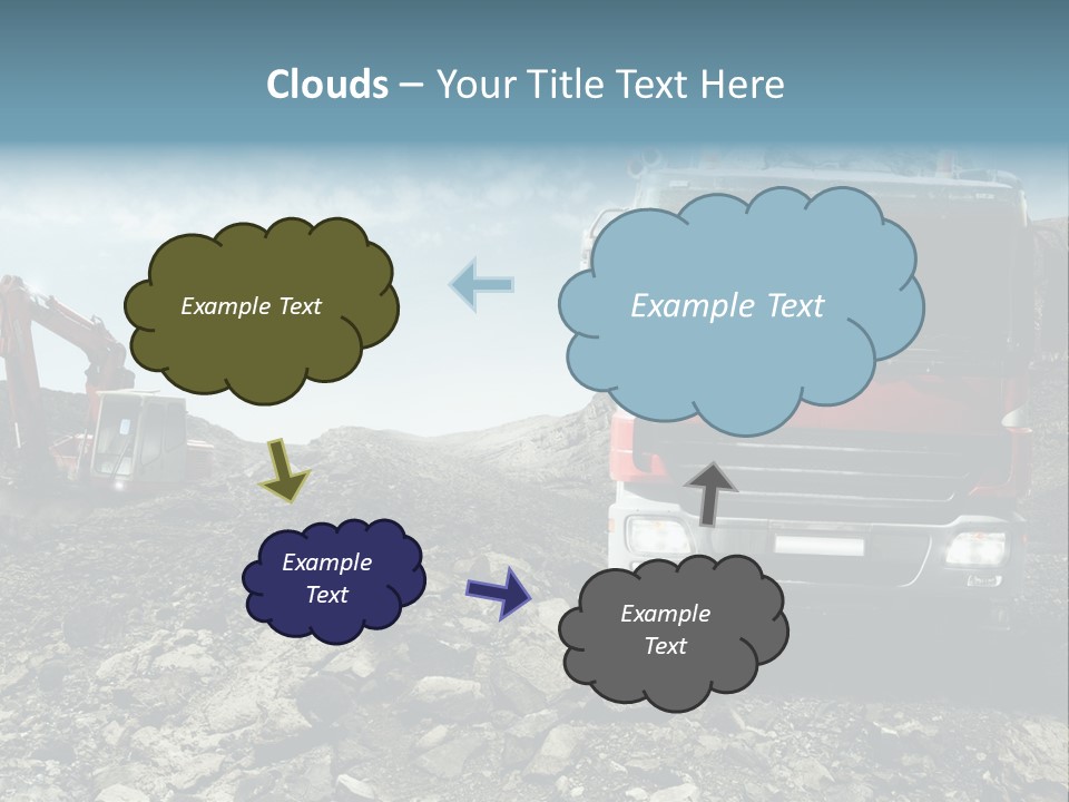 Vision Heat Hill PowerPoint Template