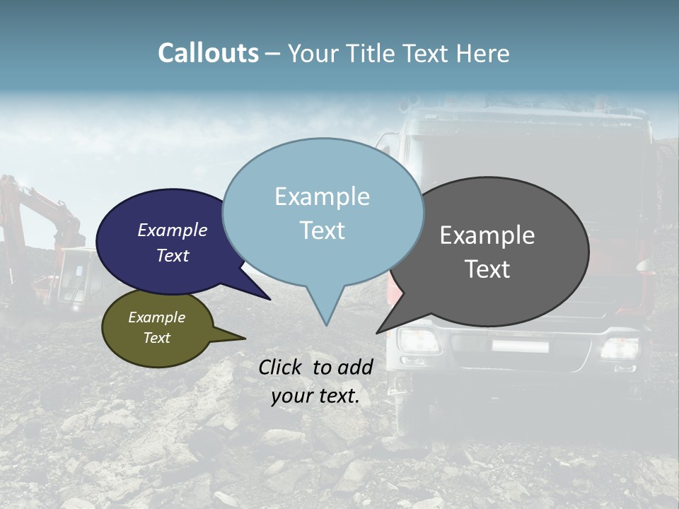 Vision Heat Hill PowerPoint Template