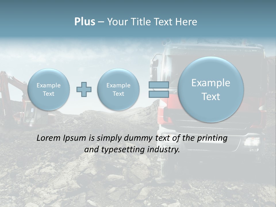 Vision Heat Hill PowerPoint Template