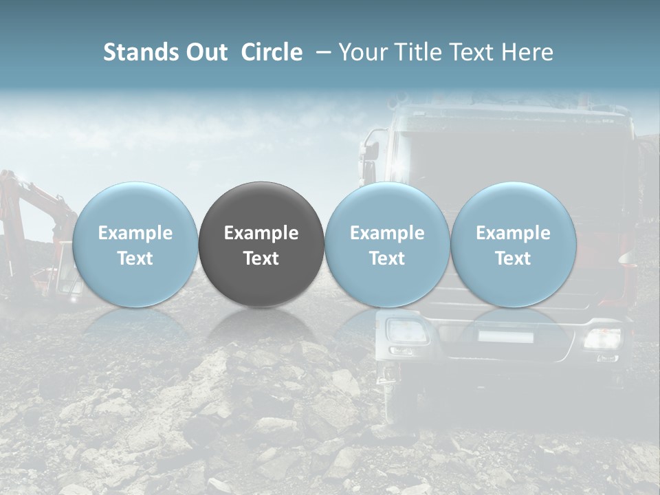 Vision Heat Hill PowerPoint Template