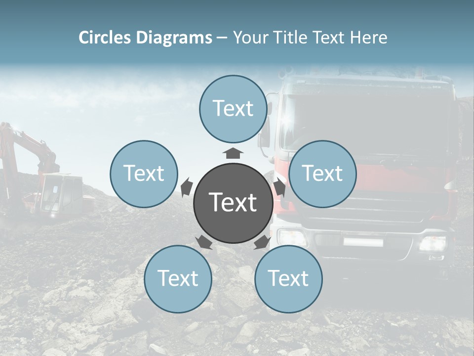 Vision Heat Hill PowerPoint Template